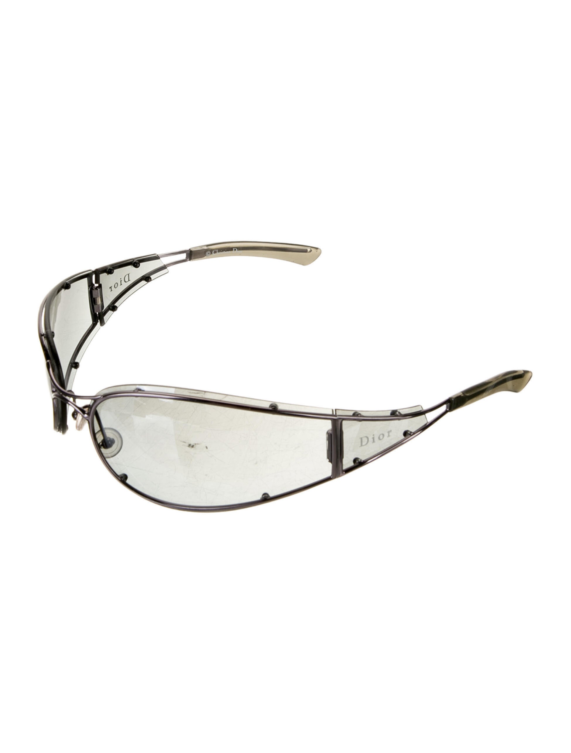 Christian Dior TRAILER PARK サングラス クリア VINTAGE CHRISTIAN DIOR TRAILER PARK GALLIANO 2000'S SUNGLASSES