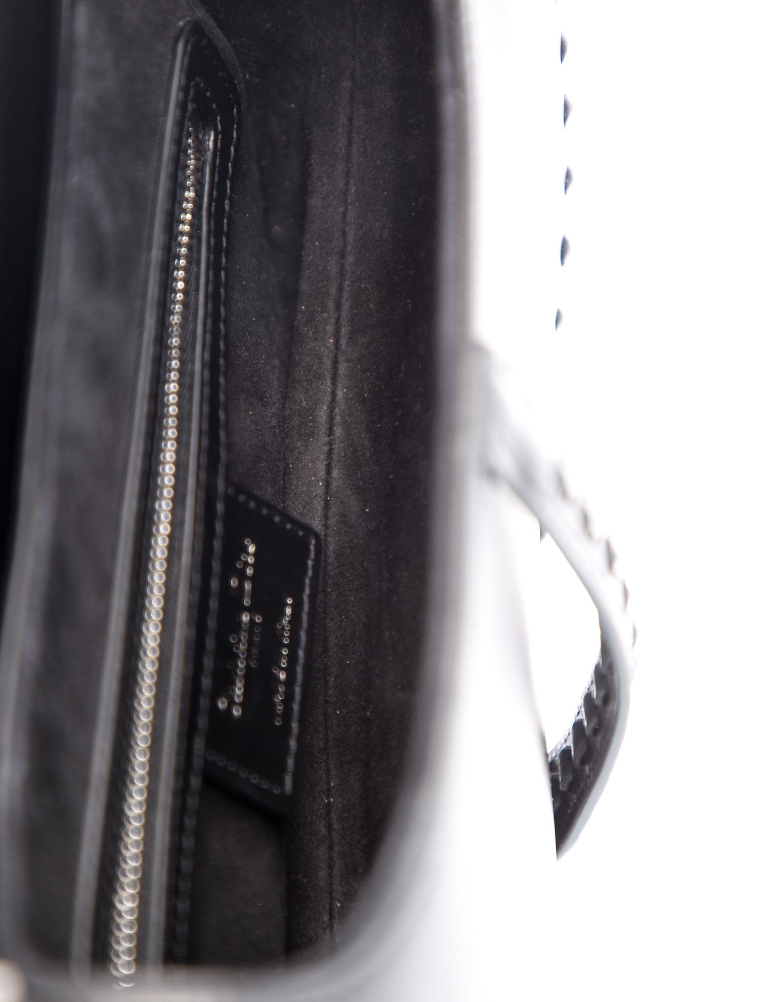 Christian Dior 2022 Studded Saddle Bag - Black Shoulder Bags