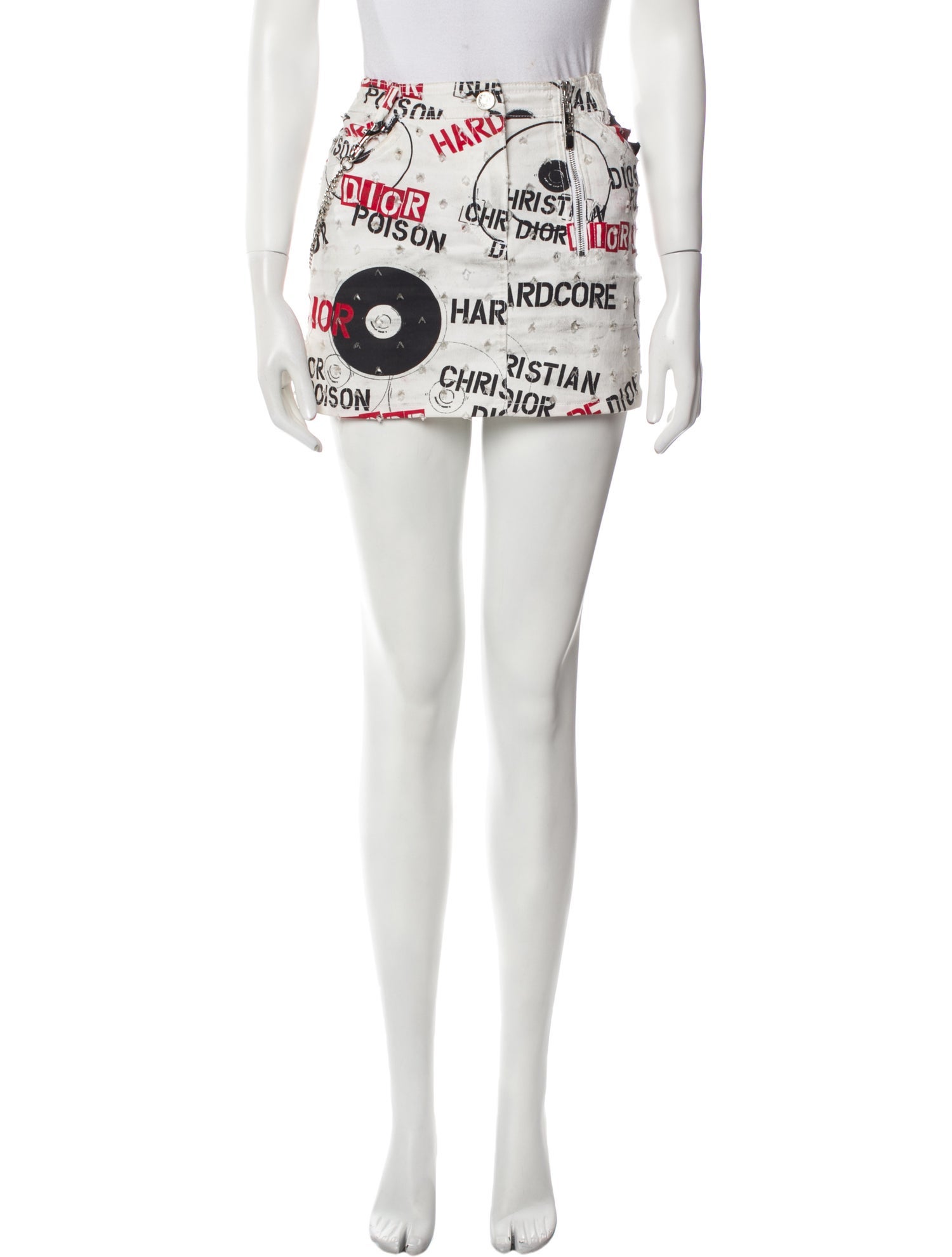 Christian Dior mini skirt ディオール ヴィンテージ Christian Dior Vintage Mini Skirt - White Skirts, Clothing