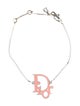 Christian Dior Enamel Logo Link Bracelet