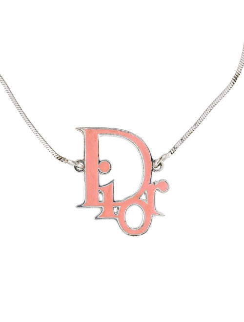 Christian Dior Enamel Logo Link Bracelet