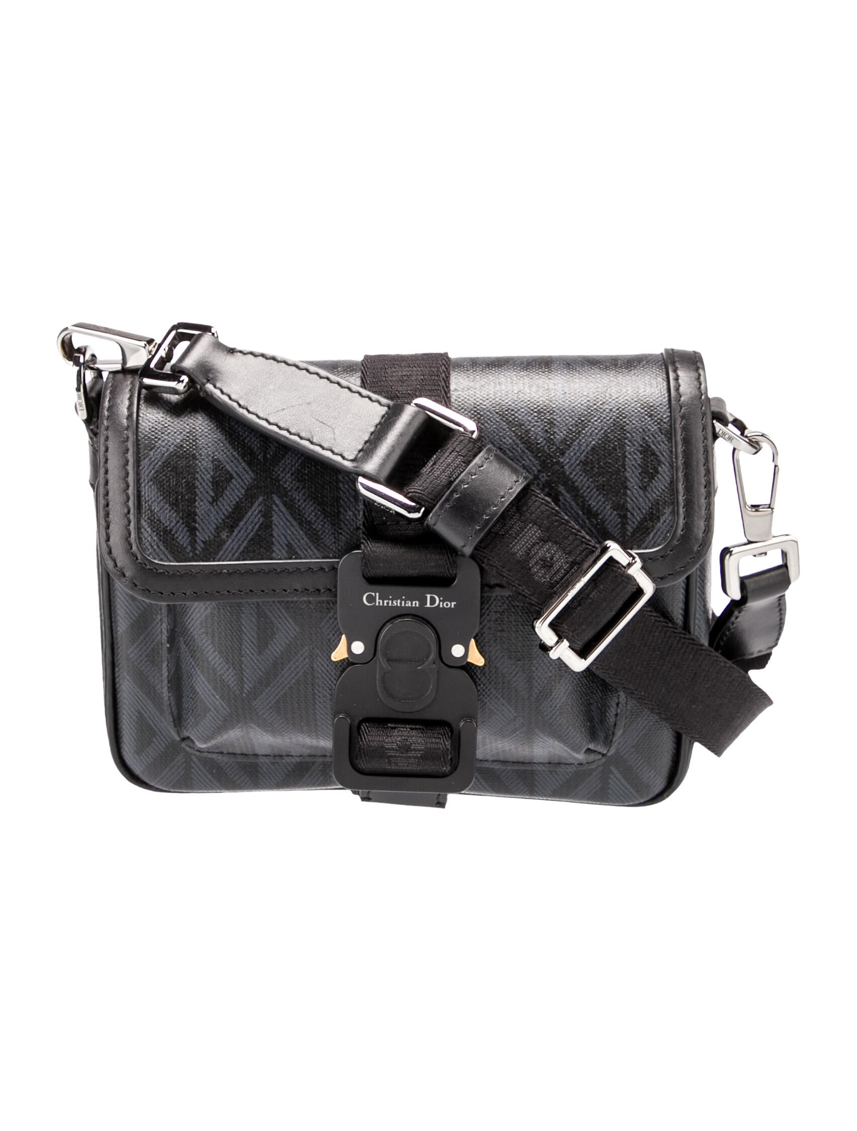 DIOR MEN 2022 Mini CD Diamond Hit The Road Bag - Black Other, Bags