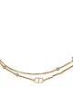 Christian Dior Petit CD Double Necklace