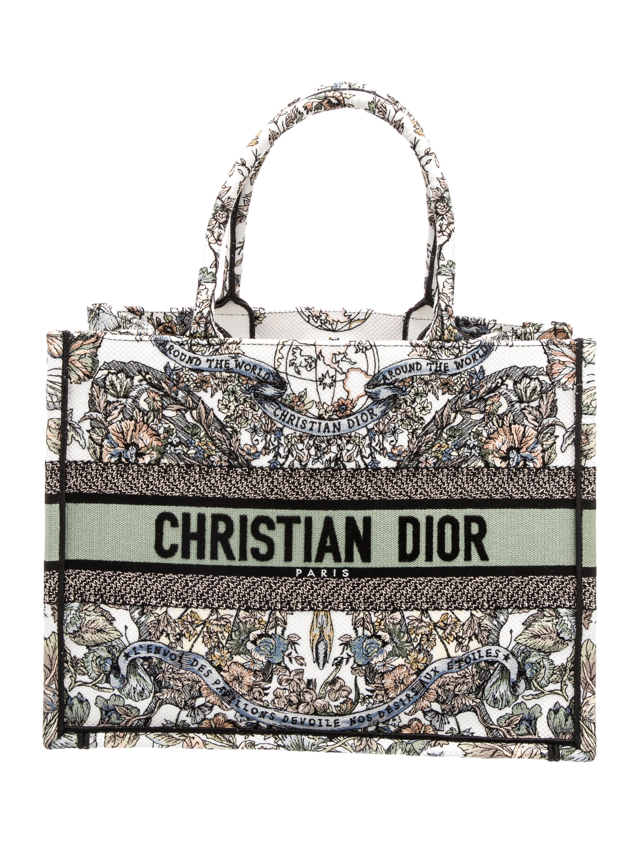 Christian Dior 2023 Medium 4 Saisons Hiver Soleil Book Tote