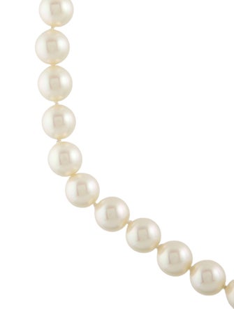 Christian Dior Vintage Faux Pearl Bead Strand Necklace