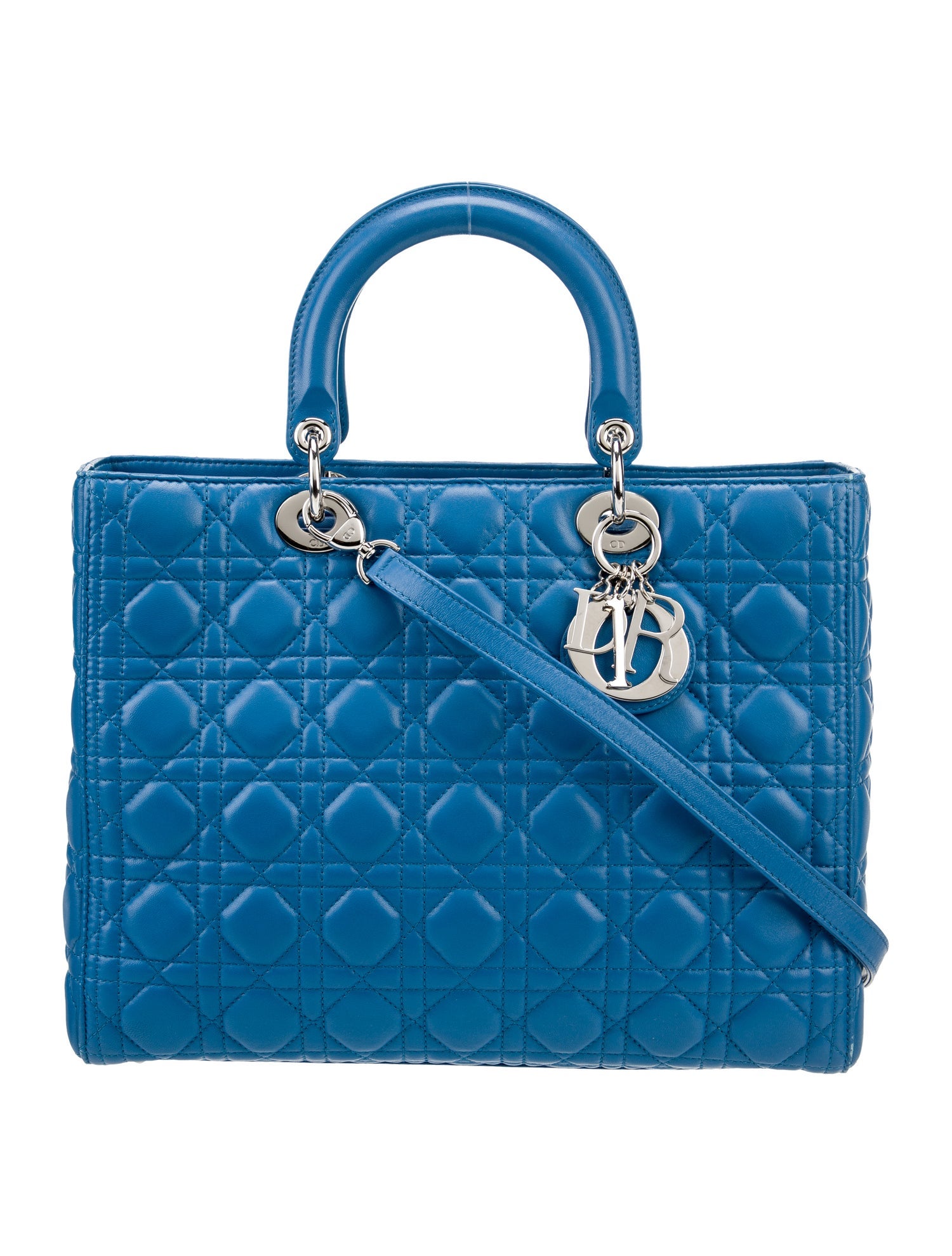 Christian Dior Large Cannage Lady Dior Bag