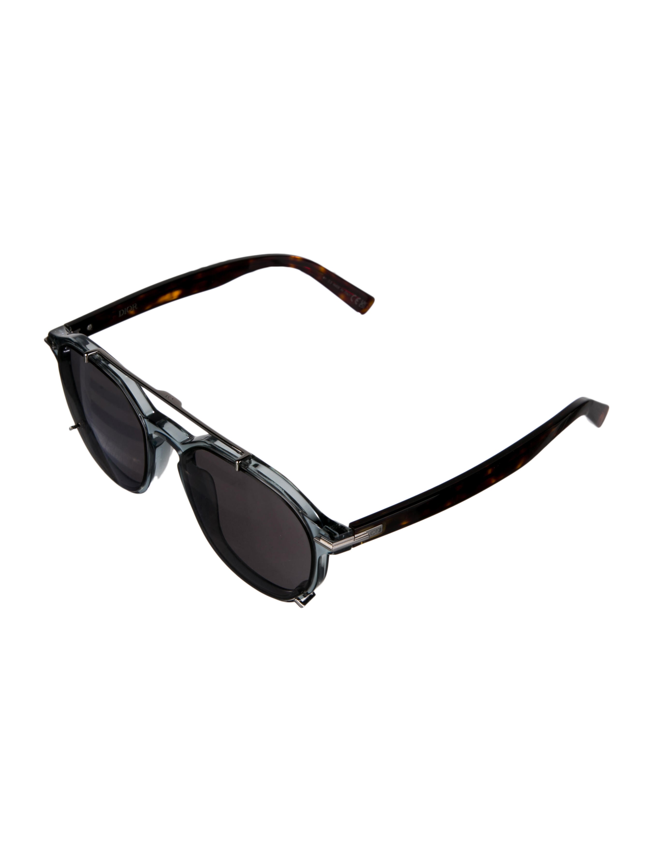 Christian Dior Round Tinted Sunglasses - Silver Sunglasses