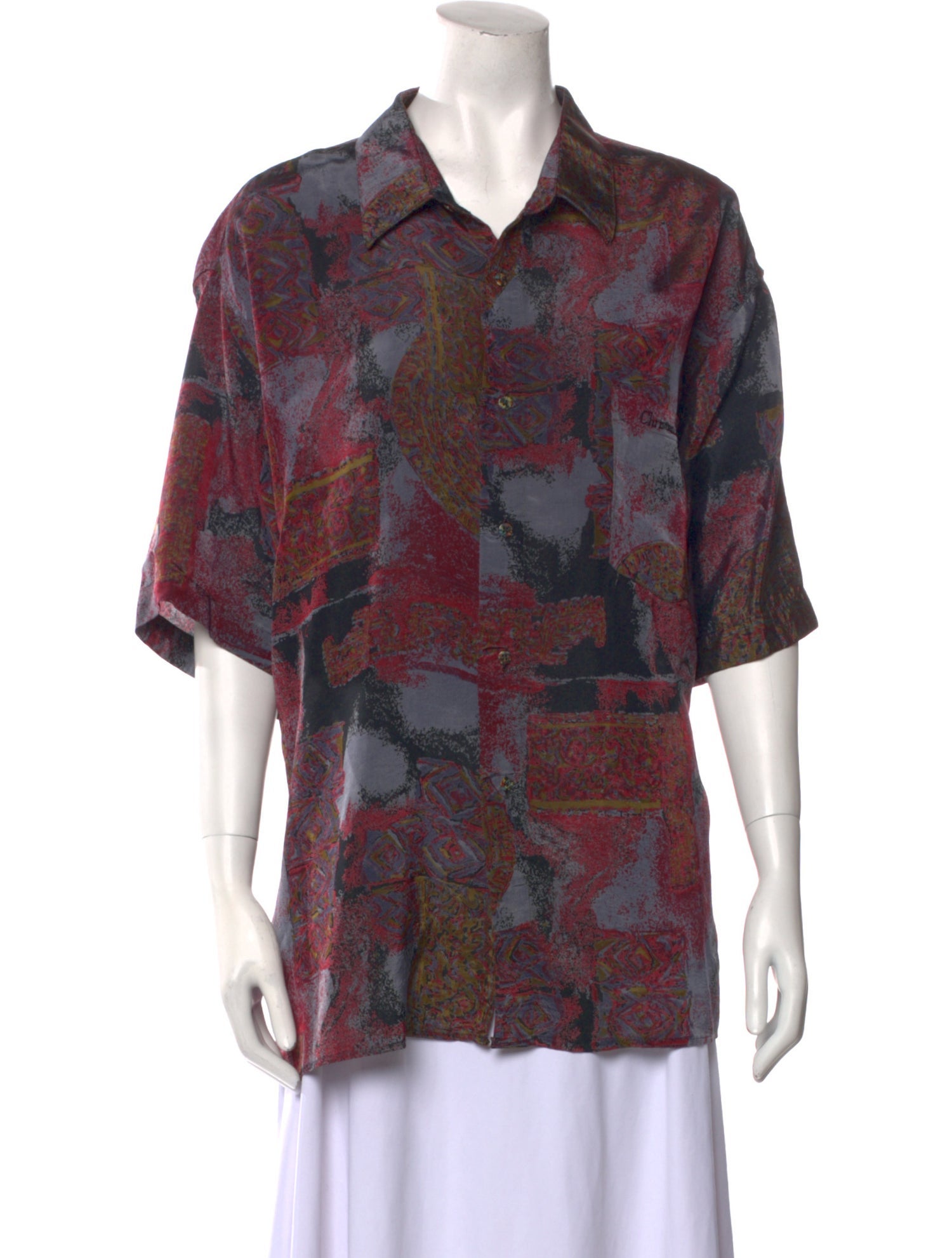 Christian Dior Vintage Silk Shirt