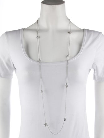 Christian Dior 18K La Rose 3.12ctw Diamond Station Necklace