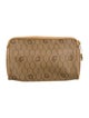 Christian Dior Printed Coated Canvas Cosmetic Bag