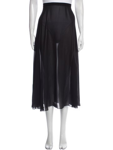 Christian Dior Skirts Pleated Accents Midi Length Skirt Us8, Fr40 | M
