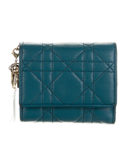 Christian Dior Leather Compact Wallet