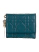 Christian Dior Leather Compact Wallet