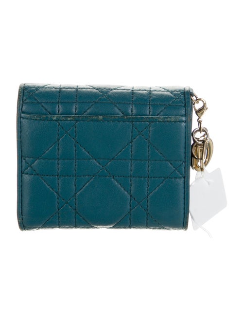 Christian Dior Leather Compact Wallet