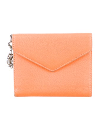 Christian Dior Leather Compact Wallet
