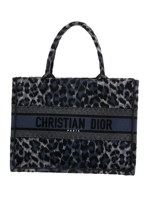 Christian Dior 2022 Medium Leopard Book Tote