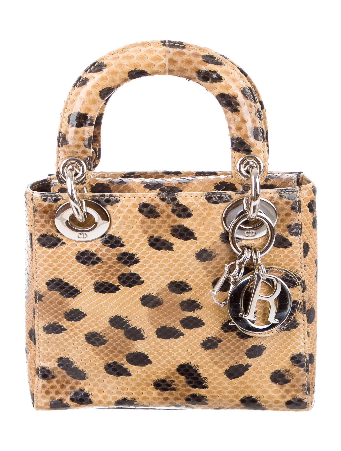 Christian Dior Snakeskin Small Lady Dior Bag Handbags CHR43578 The RealReal