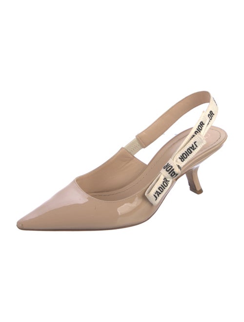 Christian Dior J'Adior Patent Leather Slingback Pumps