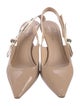 Christian Dior J'Adior Patent Leather Slingback Pumps