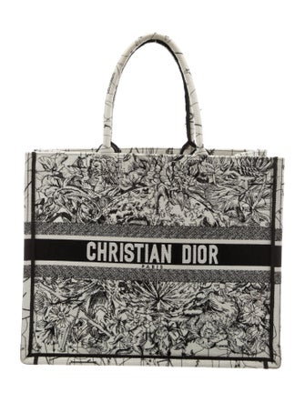 Christian Dior Large Toile De Jouy Book Tote