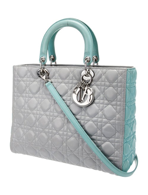 Christian Dior Large Cannage Lady Dior Bag