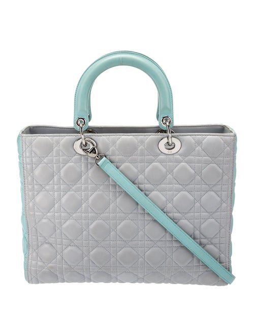 Christian Dior Large Cannage Lady Dior Bag