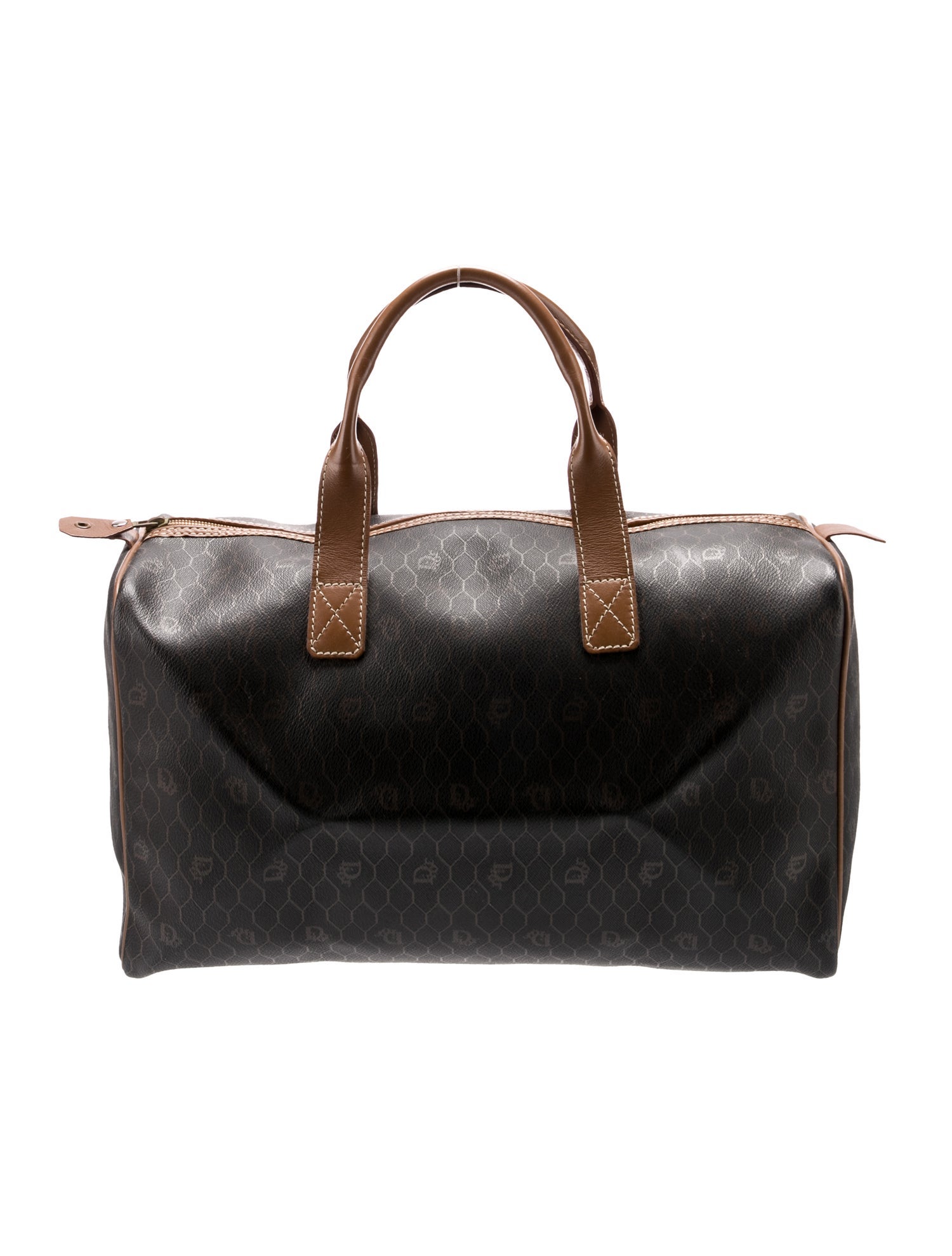 バッグ Christian Dior HONEYCOMB BOSTON HAND BAG Christian Dior Honeycomb Boston Handbag – Jade Vintage