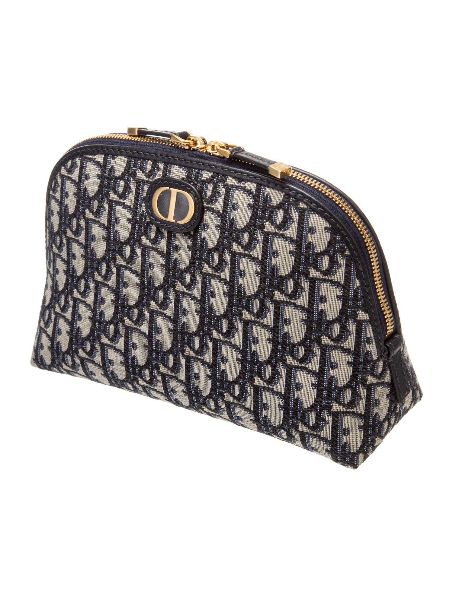 Christian Dior Oblique 30 Montaigne Aphrodite Pouch - Blue