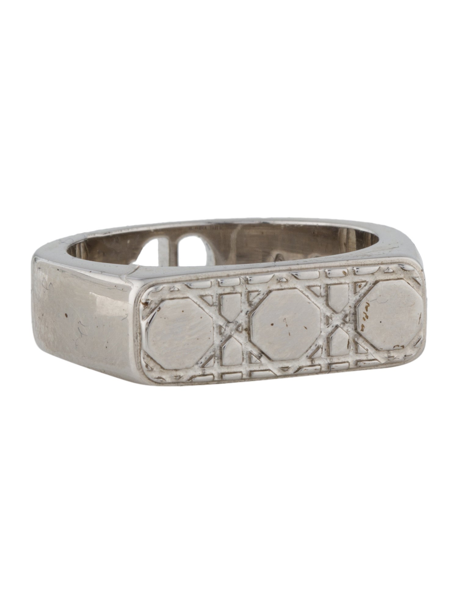 Christian Dior Dior Icons Cannage Ring - Sterling Silver