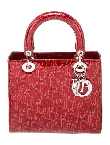 Christian Dior Handle Bags Oblique Lady