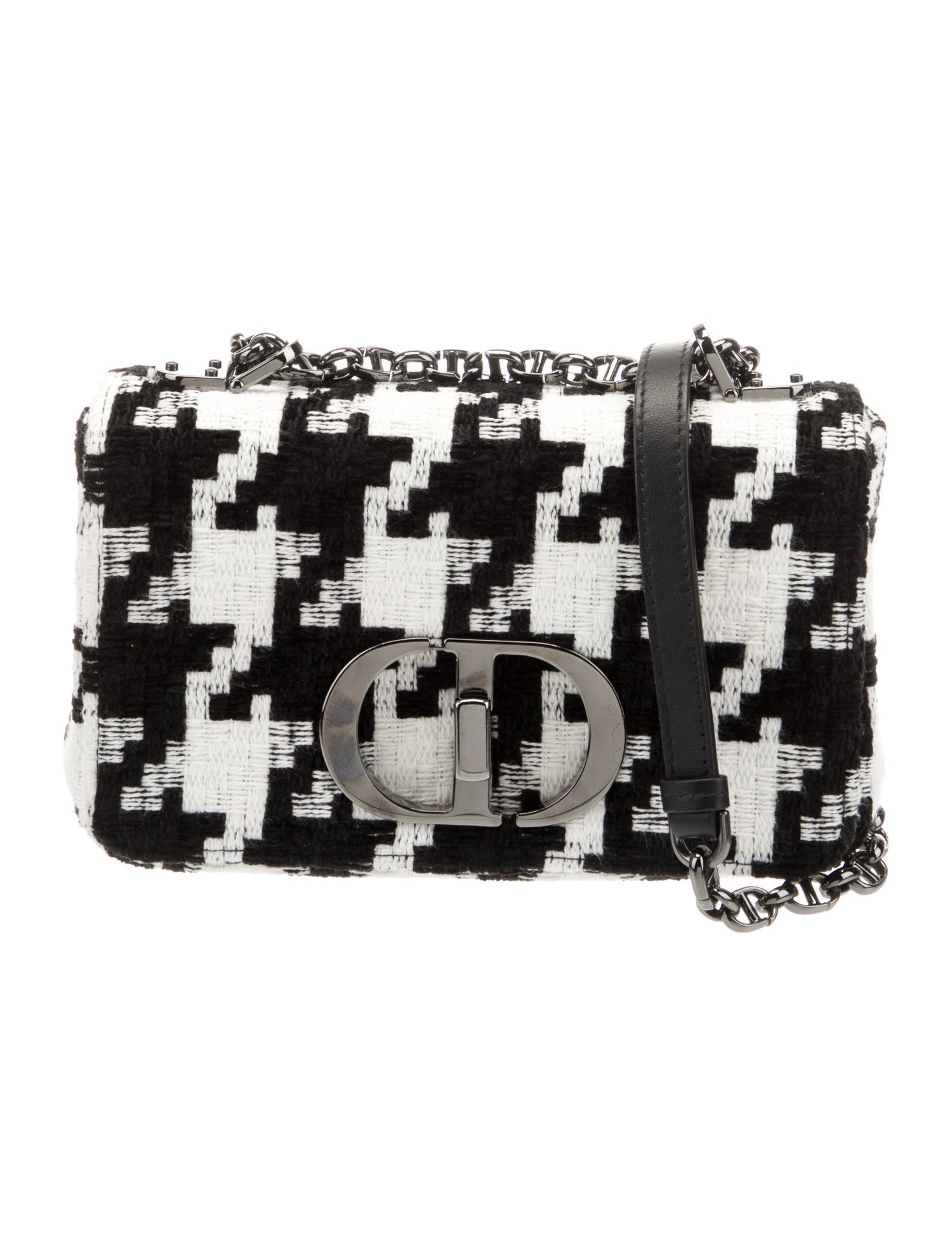 Christian Dior Small Tweed Caro Bag