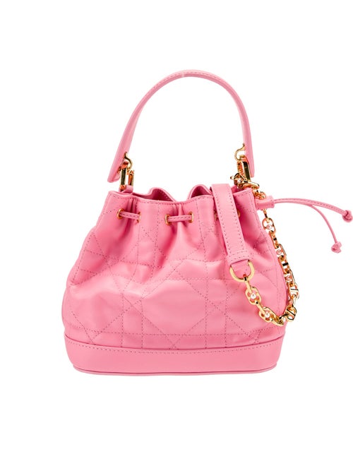 Christian Dior Cannage Small Jolie Bucket Bag