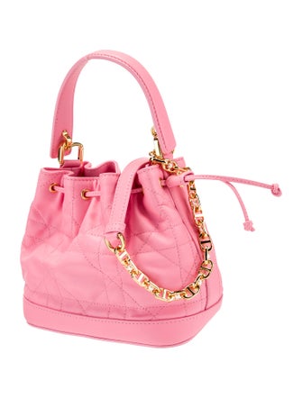 Christian Dior Cannage Small Jolie Bucket Bag