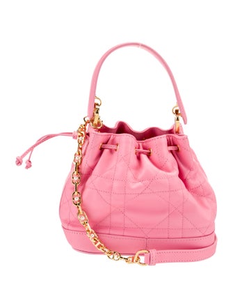 Christian Dior Cannage Small Jolie Bucket Bag