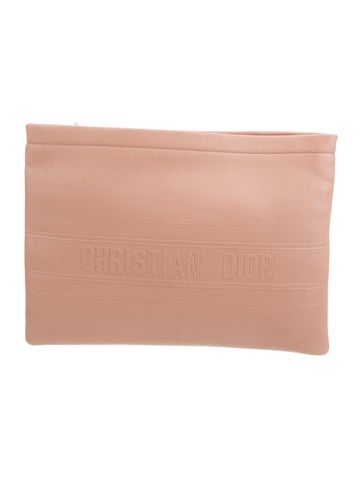 Christian Dior Clutches Medium Leather Clutch