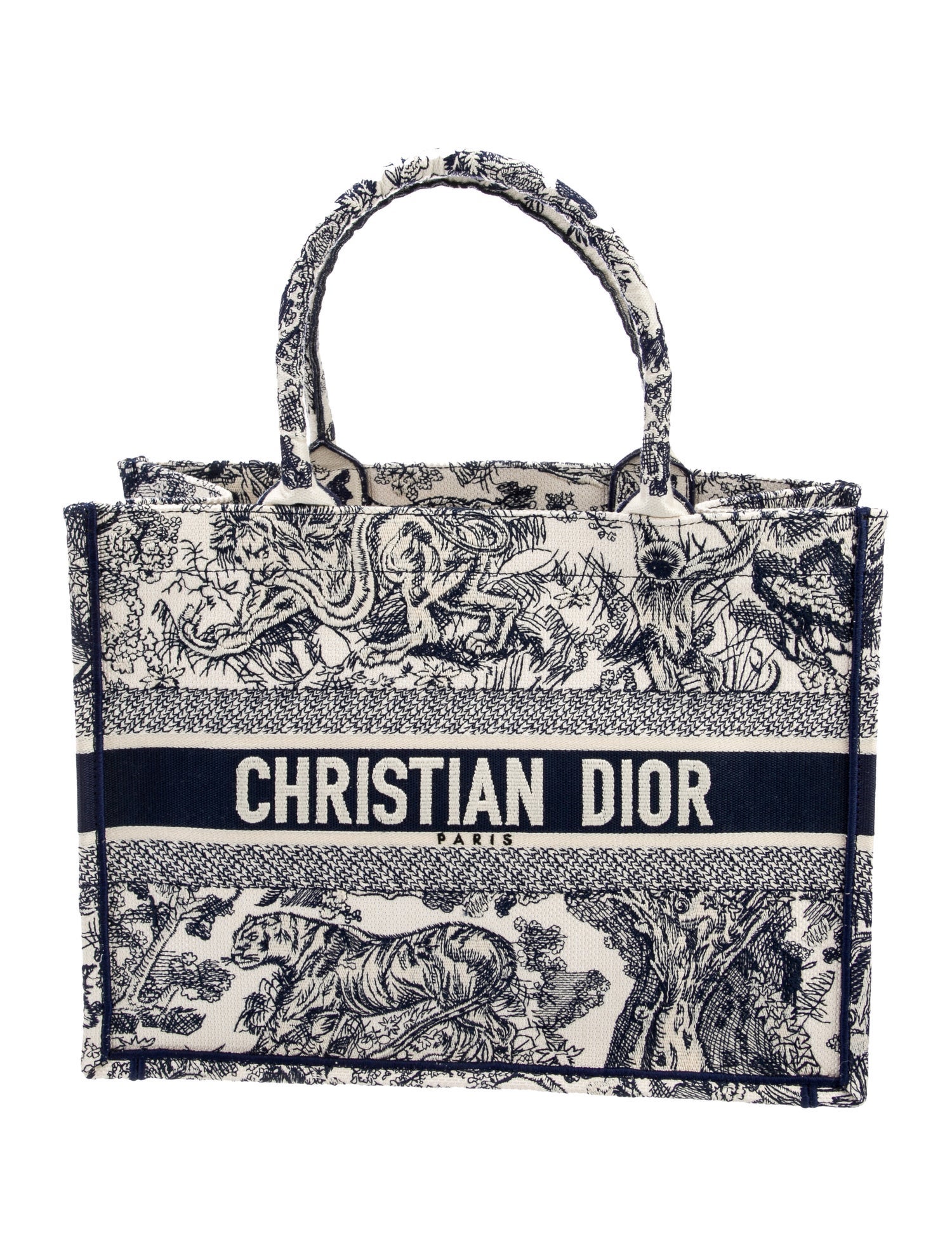 Christian Dior Medium Toile de Jouy Book Tote