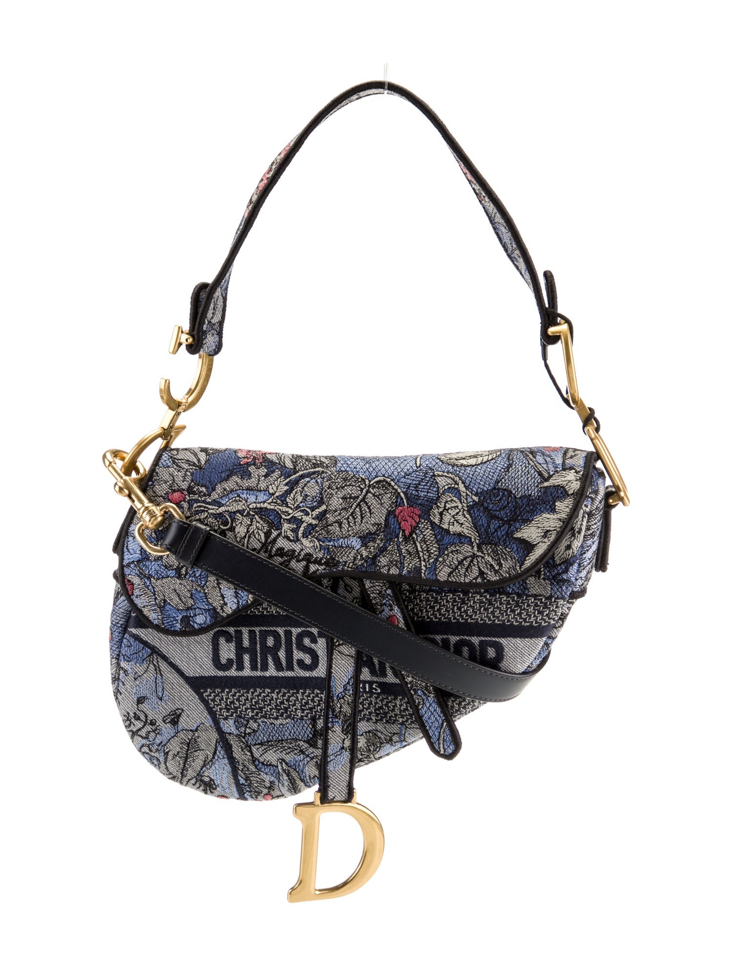 Dior Saddle Bag The Real Real Christian Dior Medium Shearling Saddle Bag - Grey Shoulder Bags