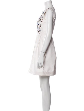 Christian Dior V-Neck Mini Dress