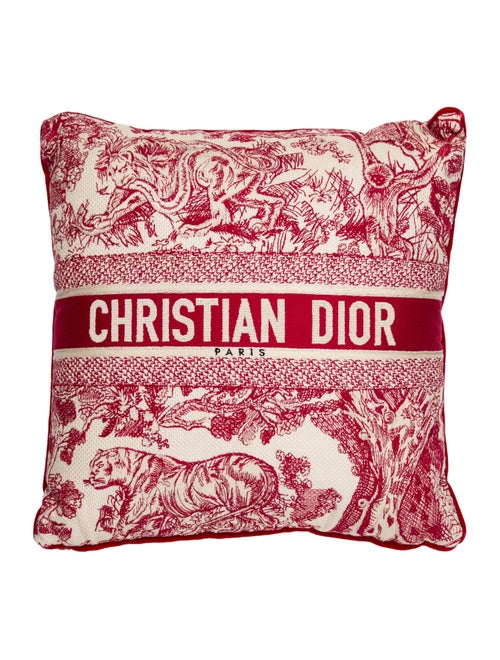 Christian Dior Toile de Jouy Throw Pillow