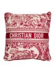 Christian Dior Toile de Jouy Throw Pillow