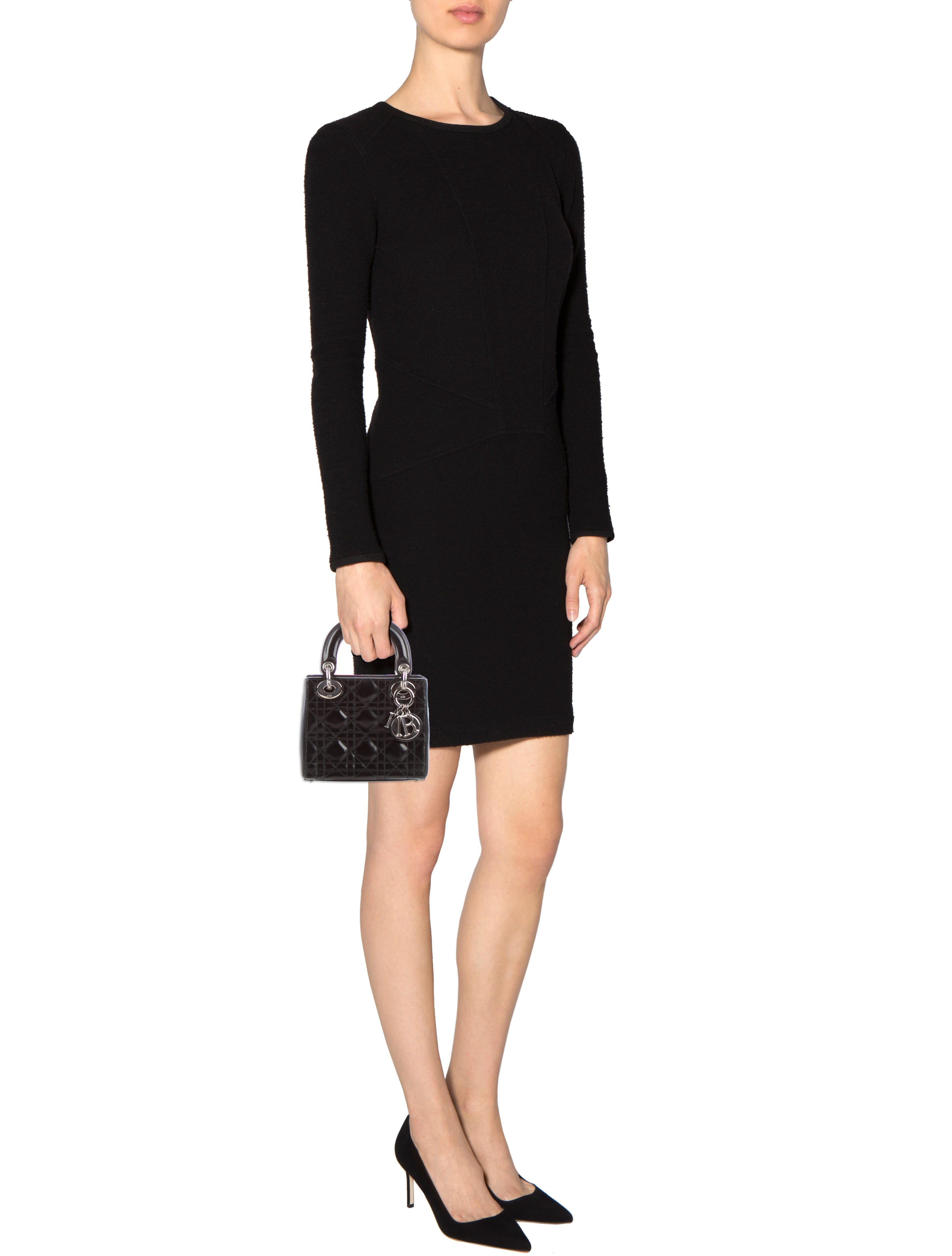 Christian Dior Mini Lady Dior Bag - Black Handle Bags, Handbags