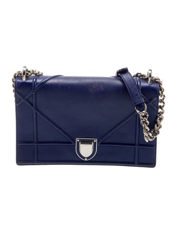 Christian Dior Shoulder Bags Leather Diorama Medium