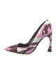 Christian Dior Printed D'Orsay Pumps