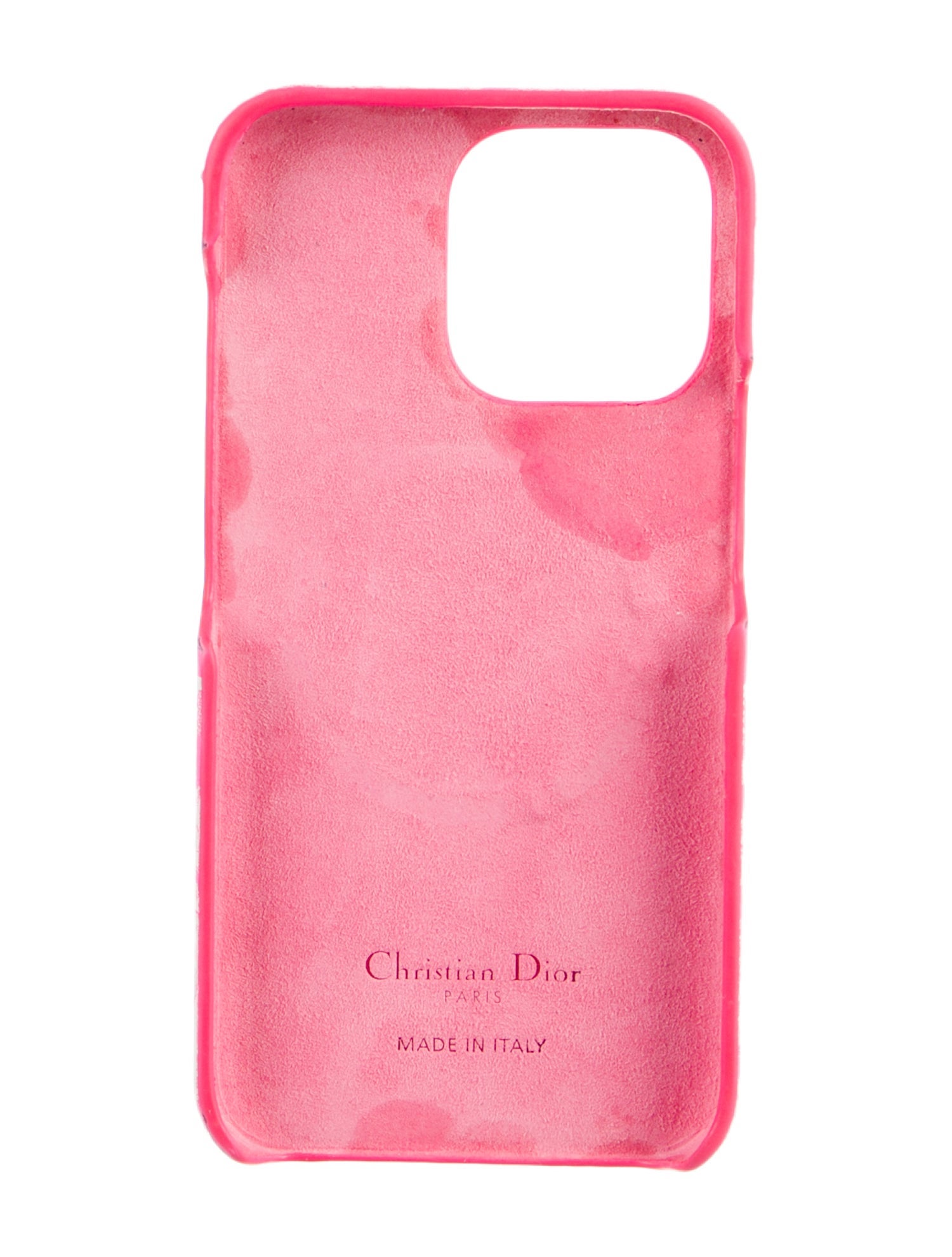 Christian Dior Pink Pattern Print iphone Case w/ Tags - Pink