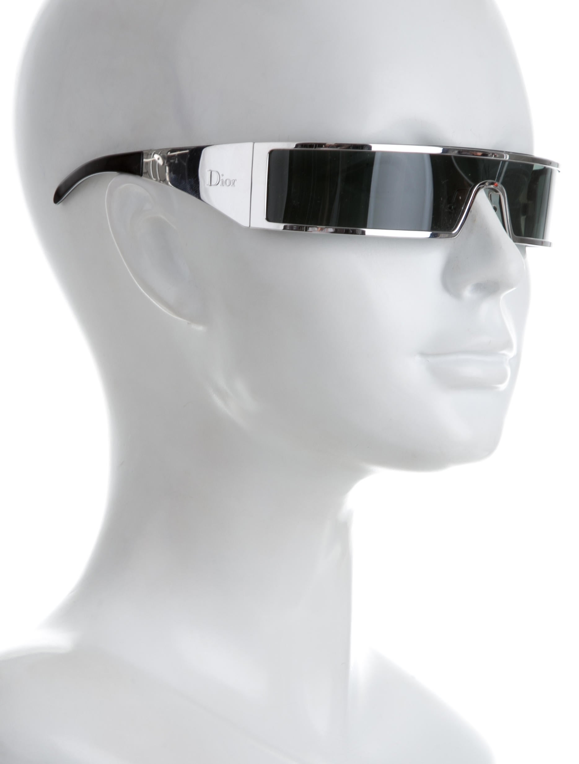 Christian Dior 2003 Punk Sunglasses - Metallic Sunglasses