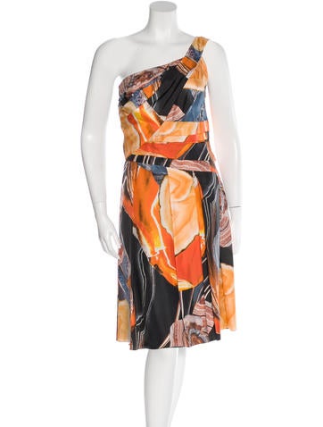 Christian Dior Silk Geode Print Dress