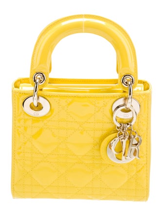 Christian Dior Patent Leather Lady Dior Mini 2022