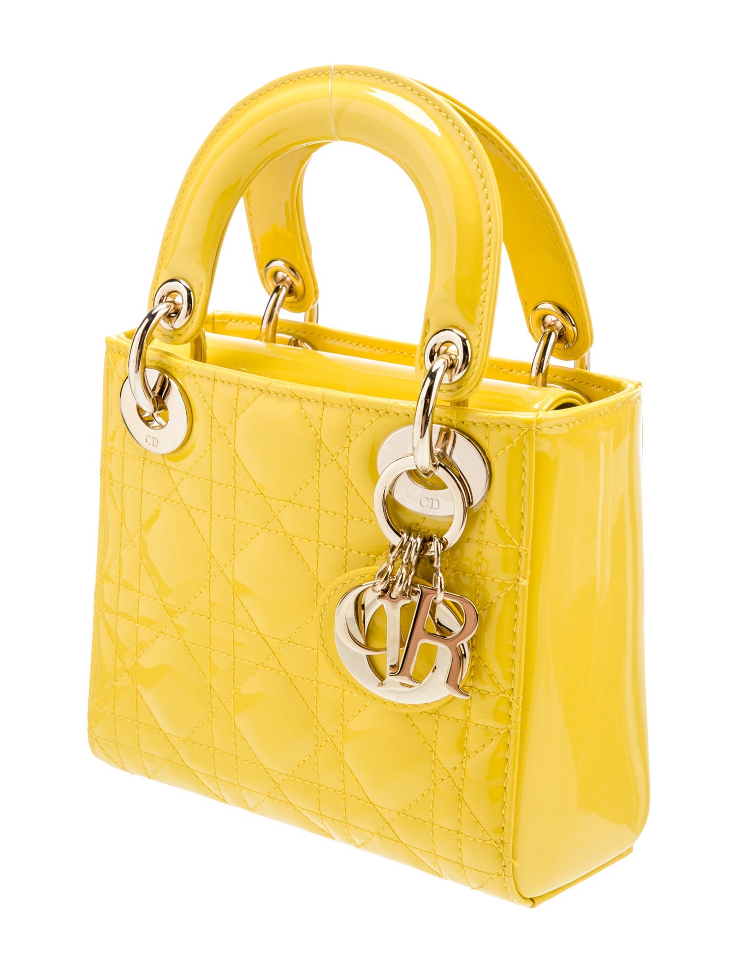 Christian Dior Patent Leather Lady Dior Mini 2022