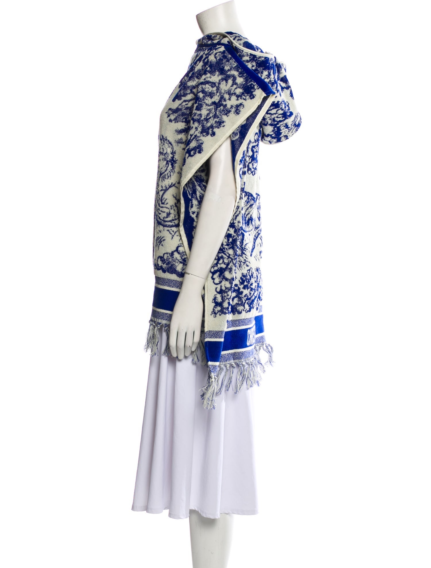 Christian Dior Printed Bateau Neckline Sweater