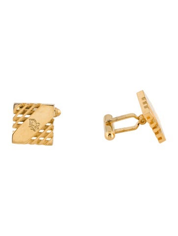 Christian Dior Vintage Logo Cufflinks